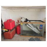 Fish Tank & Gas Cans MotorGuide Trolling Motor