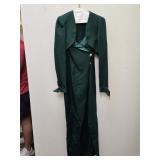Elegant 2-Piece Emerald Green Evening Gown