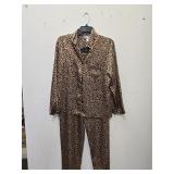 Leopard Print Women's Pant Suit - Blazer &