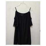 White House Black Market Black Cold-Shoulder
