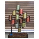 Modern Abstract Multi-Color Metal Ribbon