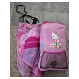 Hello Kitty Kids' Pop-Up Tent & Sleeping Bag Set