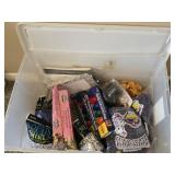 Assorted Holiday Decor, Bulbs & Craft Supplies