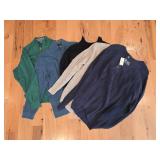Set of 5 Men's Sweaters Dry Cleaned or New XL