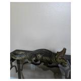Realistic 22' Wildlife Alligator / Caiman Figurine