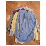 Set of 9 XL Long Sleeve Button Up Ralph Lauren