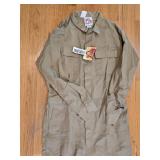 NWT Vintage Khaki Cotton Long-Sleeve Utility