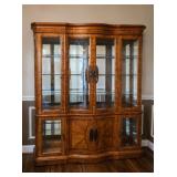 American of Martinsville Lighted China Cabinet