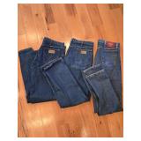 Set of 3 Wrangler Jeans Size 38/34