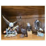 4-Piece Decorative Bald Eagle Figurine