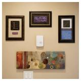 4-Piece Wall Art Grouping - 'Bless Our Home'