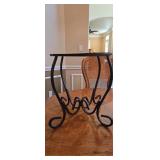 Elegant 14' Round Wrought Iron Plant Stand