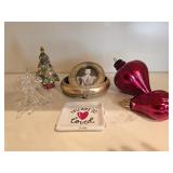 Vintage Style Holiday Decor Lot - Red Mercury