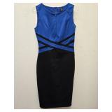 Elegant Women's Sleeveless Colorblock Dress -