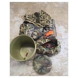 Camo Hunting Cushions Vests and Other Items