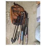 Louisville Slugger Baseball Bats & Tripod Lot