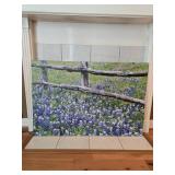 Large Texas Bluebonnet Field Landscape Canvas