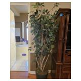 Large Artificial Potted Ficus Floor Tree