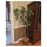 Large Artificial Potted Ficus Floor Tree