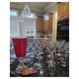 Large Assorted Barware & Glassware Lot