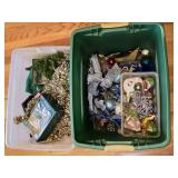 Christmas Ornament & Tinsel Holiday Decor Lot