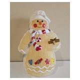 Lighted Gingerbread Baker Christmas Decor Figure