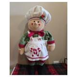 Large 26' Whimsical Plush Gingerbread Chef