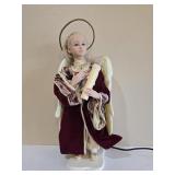 20' Lighted Angel Figurine Holding Candle