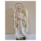 Noel Lighted Angel Figurine w/ Star Wand Decor