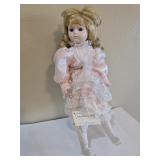 America's Doll Porcelain Collector Doll w/ Tag