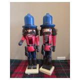 Pair of 14' Traditional Wooden Nutcrackers