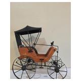 8' Antique Style Horse Carriage Buggy Decor