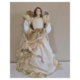 Elegant Angel Christmas Tree Topper Figurine Decor