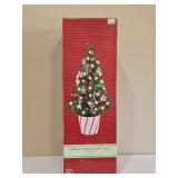 24' Prelit Gingerbread Christmas Tree Decor