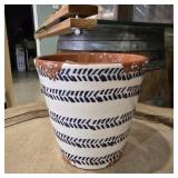 Mud Pie Small Ceramic 'Eyecat' Planter Pot