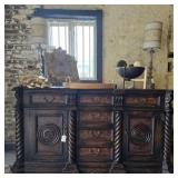 New Imported Handcrafted Peruvian Buffet Cabinet
