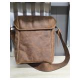 $198 Element Distressed Leather Crossbody