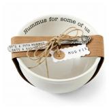 Mud Pie Hummus Dip Set, White (Default Title)