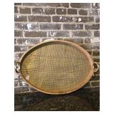 Made in India Hammered Brass Serving Tray