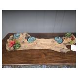 $195 Natural Driftwood Succulent & Glass Candle