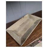 Rustic Wooden 19x11 Decorative Dough Bowl