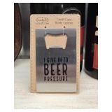 Mud Pie Credit Card Size Stainless Steel Beer