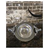 $95 Made in Mexico Pewter Serving Bowl