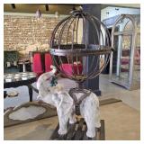 $300 Elephant Globe Decorative Sculpture