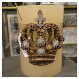 MAC Sculptures Crown LED Pillar Candle