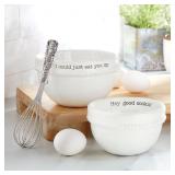 Mud Pie Mixing Bowl & Whisk Set