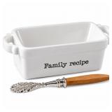 Mud Pie'Family Recipe' Mini Loaf Server w