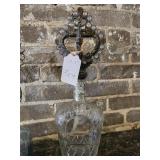 $279 Crown Jeweled Decorative Glass Bottle