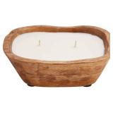 Petite Wood Candle Sandalwood Scented Wax