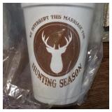 'We Interrupt This Marriage' Hunting Cups